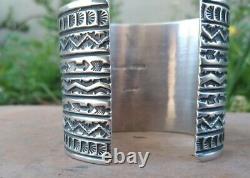 Sunshine Reeves Native American Sterling & Sleeping Beauty Turquoise Cuff signed