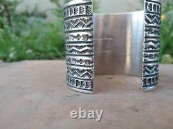 Sunshine Reeves Native American Sterling & Sleeping Beauty Turquoise Cuff signed