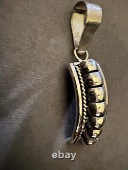 Thomas Charley Native American Navajo Artist Pendant 1x1/4NEW Never Worn