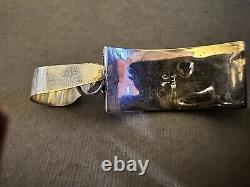 Thomas Charley Native American Navajo Artist Pendant 1x1/4NEW Never Worn