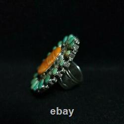 Tonya June Rafael Native American Navajo Sterling Silver Turquoise Spiny Oyster