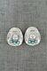 Turquoise & Sterling Silver Earrings Bobby Platero