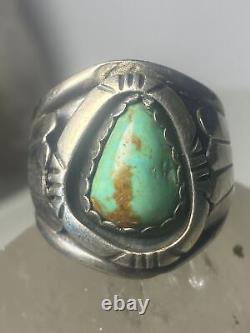 Turquoise ring Navajo southwest women men