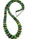 Vtg Navajo Green Turquoise Necklace Native American Heishi Necklace