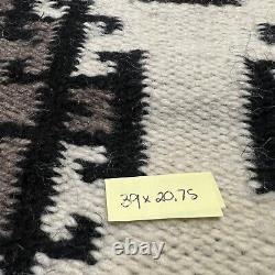 VTG Navajo Style Rug Diamond Ganado Red/Brown Wool Native American Woven Textile