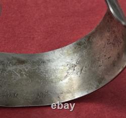 VTG Sterling Silver Cuff Bracelet Native American Navajo Etched 1 x 36g READ