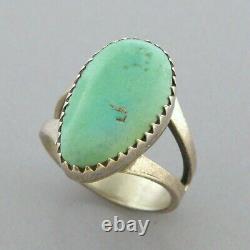 Vintage Beautiful Navajo Sterling Silver Royston Turquoise Ring Size 5.5