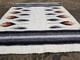 Vintage Handmade Native American Navajo Arrows Wool Multi Rug 3.2x2.4 Ft