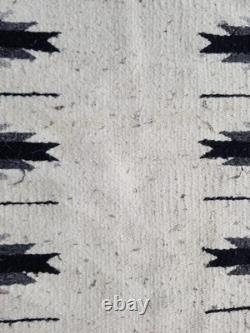 Vintage Handmade Native American Navajo Arrows Wool Multi Rug 3.2x2.4 ft