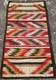 Vintage Handmade Native American Navajo Eye Dazzler Wool Multicolor Rug 5.3x2.9f