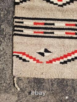 Vintage Handmade Native American Navajo Storm Wool Multi Kilim 4.9x2.3 ft Vintage Handmade Native American Navajo Storm Wool Multi Kilim 4.9x2.3 ft