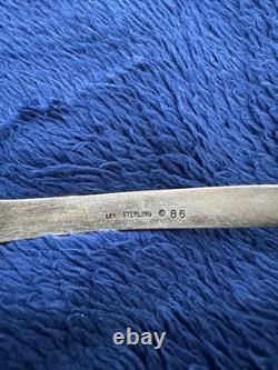 Vintage Lex Billie Signed Native American Navajo Collar Choker Necklace, 16