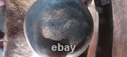 Vintage Native American Navajo Dine' Large Pottery Drum Very Nice Htf