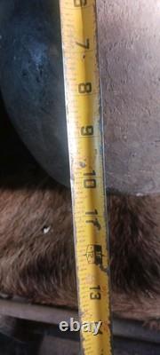 Vintage Native American Navajo Dine' Large Pottery Drum Very Nice Htf