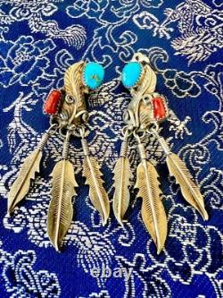 Vintage Native American Navajo Earrings