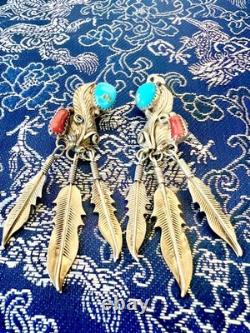 Vintage Native American Navajo Earrings