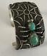 Vintage Native American Navajo L Begay Sterling Spider Cuff Bracelet Halloween