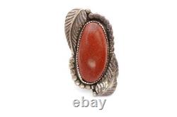 Vintage Native American Navajo Sterling Silver Goldstone Ring Size 12