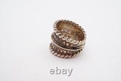 Vintage Native American Navajo Sterling Silver Ring Size 8.5