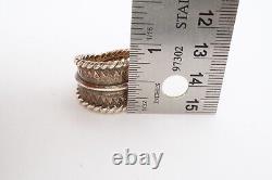 Vintage Native American Navajo Sterling Silver Ring Size 8.5