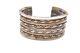 Vintage Native American Navajo Sterling Silver Twisted Cuff Bracelet 6