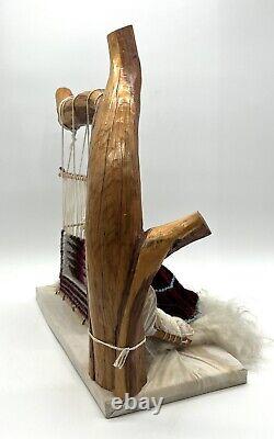 Vintage Native American Navajo Weaver Doll Large Well Made Quality