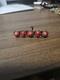 Vintage Native American Zuni/navaho Coral Ring With 5 Corals