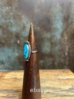 Vintage Native American-style Navajo ring, US size 5.5