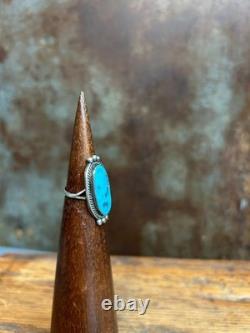 Vintage Native American-style Navajo ring, US size 5.5