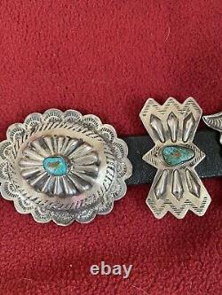 Vintage Navajo Concho Belt