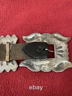 Vintage Navajo Concho Belt