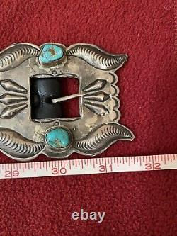 Vintage Navajo Concho Belt