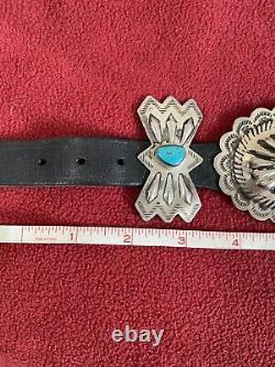 Vintage Navajo Concho Belt