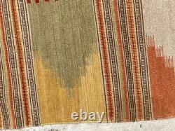 Vintage Navajo Handwoven Beautiful Native American Rug Carpet 54x154 cm
