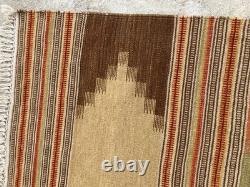Vintage Navajo Handwoven Beautiful Native American Rug Carpet 54x154 cm