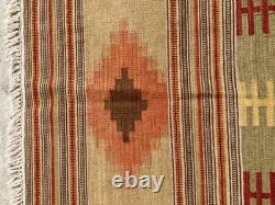 Vintage Navajo Handwoven Beautiful Native American Rug Carpet 54x154 cm
