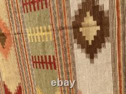 Vintage Navajo Handwoven Beautiful Native American Rug Carpet 54x154 cm