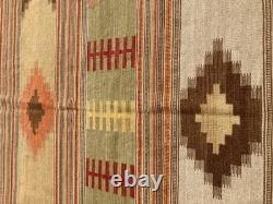 Vintage Navajo Handwoven Beautiful Native American Rug Carpet 54x154 cm