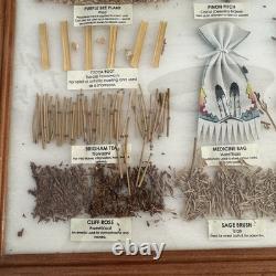 Vintage Navajo Medicine Chart Arletta Henderson Native American Indian 14x11