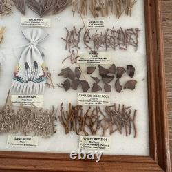 Vintage Navajo Medicine Chart Arletta Henderson Native American Indian 14x11