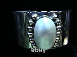 Vintage Navajo Native American SAM PIASO Sterling Cuff 59.4 grams-MAKE OFFER