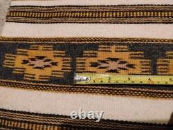 Vintage Navajo Rug Soft WIDE RUINS 80s Authentic Native American orig $1200 tag