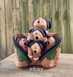 Vintage Pueblo Storyteller Juan Sandoval Native American Ceramic Pottery