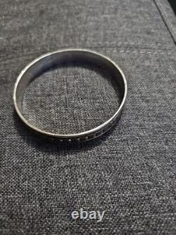 Vintage Sterling Silver Darin Bill Native Navajo Bracelet