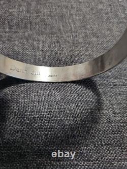 Vintage Sterling Silver Darin Bill Native Navajo Bracelet