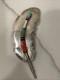 Vintage Zuni Hair Clip Southwestern Inlaid Gemstone Feather Native American