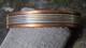 Vtg Johnathon Nez Navajo Native American Copper Sterling Silver Cuff Bracelet