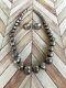 Vtg Native American Navajo Pearls Sterling Graduated Bead Necklace 17 Earrings