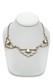 Vtg Native American Navajo Sterling Silver Mother Of Pearl Sandcast Necklace 20