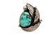 Vtg Native American Navajo Sterling Silver Turquoise Ring Size 6.5 Loren Begay
